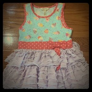 Girls Matilda Jane Birthday Dress. Size 6